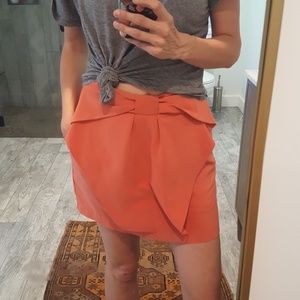 H&M coral skirt